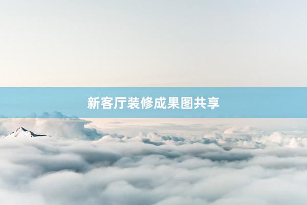新客厅装修成果图共享